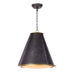 French Maid Chandelier SM (Blackened Brass Natural Brass)