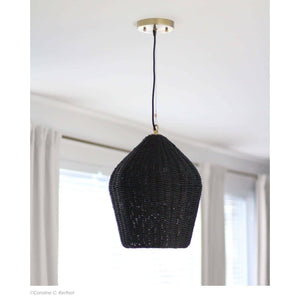 Coastal Living Georgian Pendant (Black)