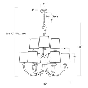 Coastal Living Bimini Chandelier Small