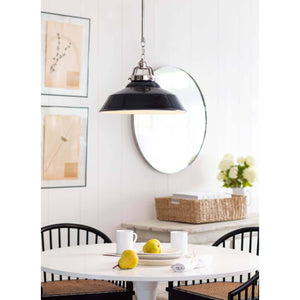 Coastal Living Maine Ceramic Pendant Large (Navy)