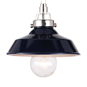 Coastal Living Maine Ceramic Pendant Large (Navy)