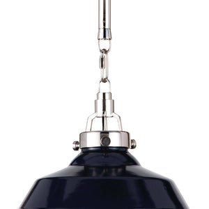 Coastal Living Maine Ceramic Pendant Large (Navy)