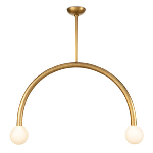 Happy Pendant Large (Natural Brass)