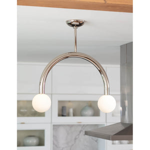 Happy Pendant Small (Polished Nickel)