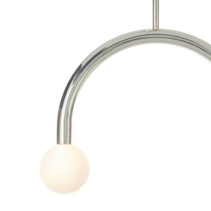 Happy Pendant Small (Polished Nickel)