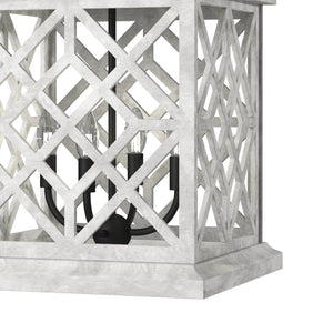 Coastal Living Chatham Wood Lantern (White)