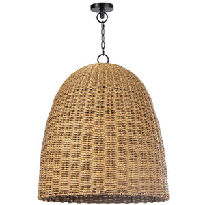 Coastal Living Beehive Outdoor Pendant Small (Weathered Natural)