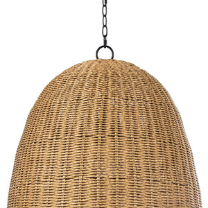 Coastal Living Beehive Outdoor Pendant Small (Weathered Natural)