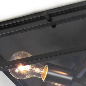 Sydney Outdoor Flush Mount (Black)