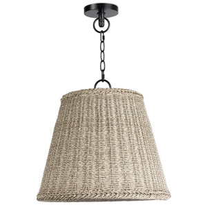 Coastal Living Augustine Outdoor Pendant Small (Weathered White)