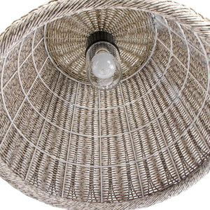 Coastal Living Augustine Outdoor Pendant Small (Weathered White)