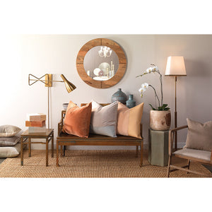Mid-Century Modern Swing Arm Wall Sconce – Antique Brass