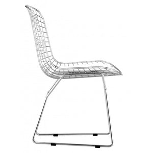 Wire Dining Chair Chrome (Set of 2) - Chrome