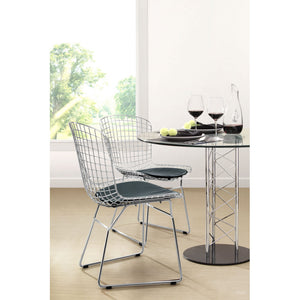 Wire Dining Chair Chrome (Set of 2) - Chrome