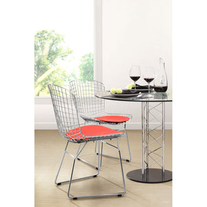 Wire Dining Chair Chrome (Set of 2) - Chrome