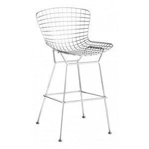 Wire Bar Chair Chrome (Set of 2) - Chrome