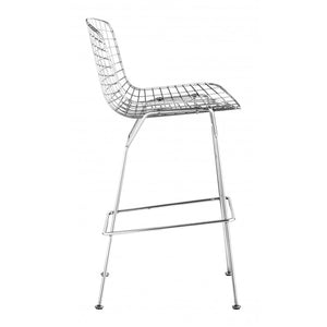 Wire Bar Chair Chrome (Set of 2) - Chrome