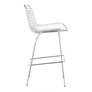 Wire Bar Chair Chrome (Set of 2) - Chrome