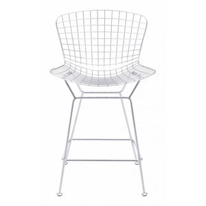 Wire Counter Chair Chrome (Set of 2) - Chrome