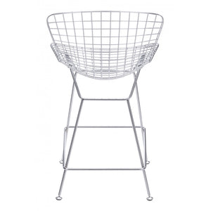 Wire Counter Chair Chrome (Set of 2) - Chrome
