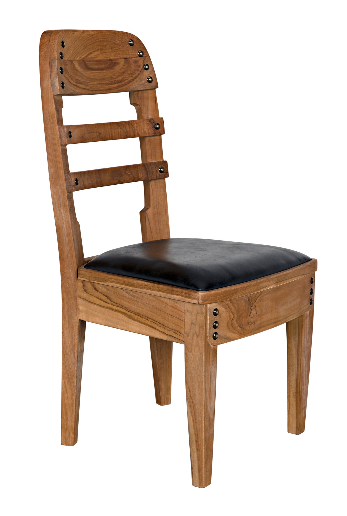 Laila Chair, Teak with Leather