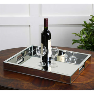 Modern Mirrored Tray