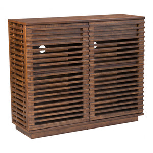 Linea Cabinet Walnut - Walnut