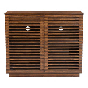Linea Cabinet Walnut - Walnut