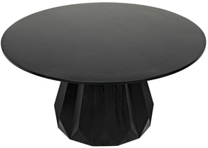 Brosche Dining Table - Hand Rubbed Black