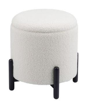 Calistoga Ottoman Ivory