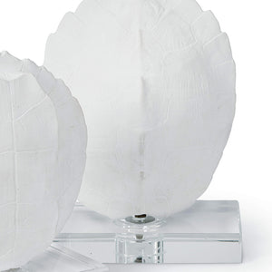 Regina Andrew Faux Turtle Shell Sculptures on Crystal  – Set of 2