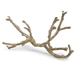 Regina Andrew Aluminum Branch Sculpture – Gold Leaf