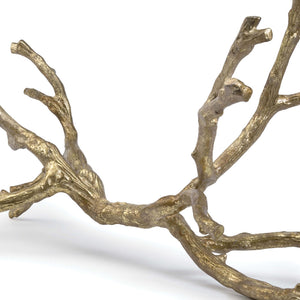 Regina Andrew Aluminum Branch Sculpture – Gold Leaf