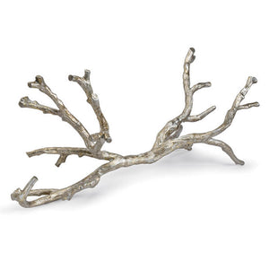 Regina Andrew Aluminum Branch Sculpture – Silver Leaf