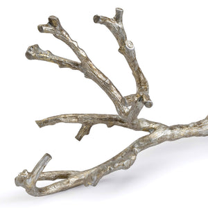 Regina Andrew Aluminum Branch Sculpture – Silver Leaf