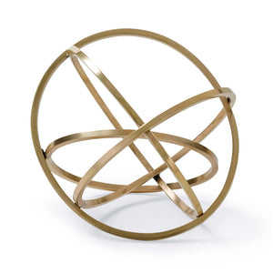 Regina Andrew Brass Ellipses Tabletop Sculpture