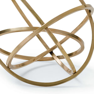 Regina Andrew Brass Ellipses Tabletop Sculpture