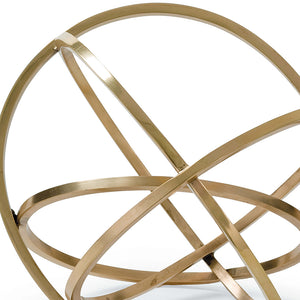 Regina Andrew Brass Ellipses Tabletop Sculpture