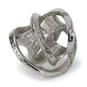 Regina Andrew Metal Knot Sculpture – Polished Nickel