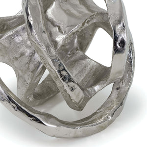 Regina Andrew Metal Knot Sculpture – Polished Nickel