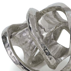 Regina Andrew Metal Knot Sculpture – Polished Nickel