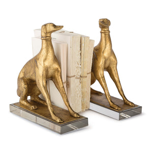 Regina Andrew Golden Greyhounds Bookends  - Set of 2