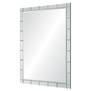 Beveled Tile Framed Mirror - Available in 2 Sizes