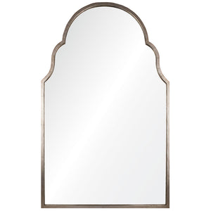 Grace Arched Mirror - Antiqued Silver