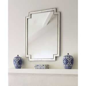 Art Deco Framed Mirror - Antique Gold