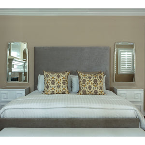 Antiqued Queen Anne Mirror - Available in 3 Finishes