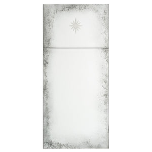 Antiqued Trumeau Mirror with Etched Star - Available in 2 Sizes
