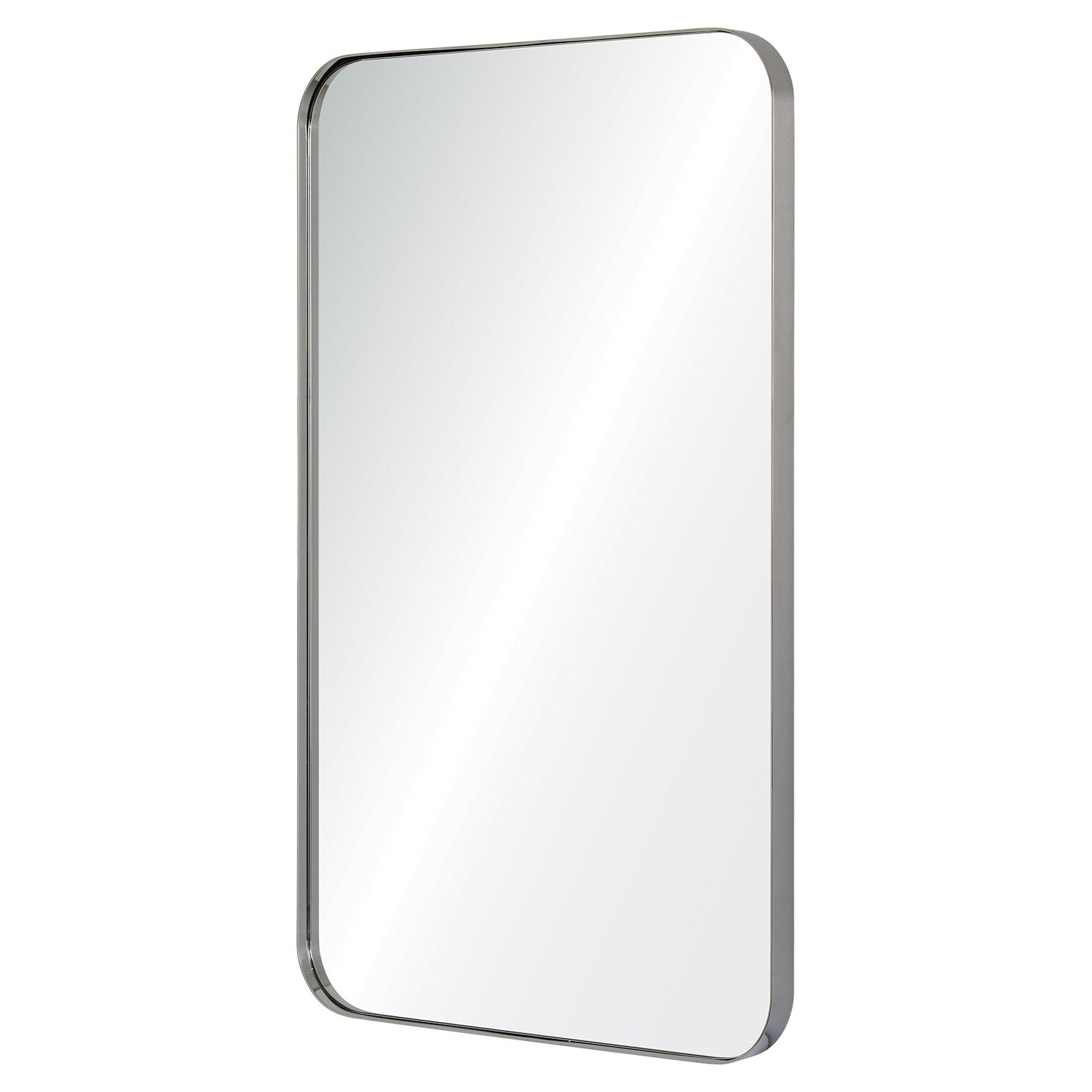 Rounded Corner Mirror - Available in 2 Finishes & 2 Sizes