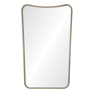 Curved Top Tapered Antiqued Mirror - Available in 2 Finishes