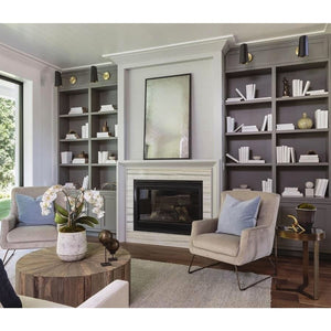 Oversized Rustic Antiqued Floated Mirror - Available in 4 Finishes